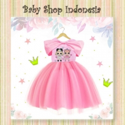 dress lol pita pink  large